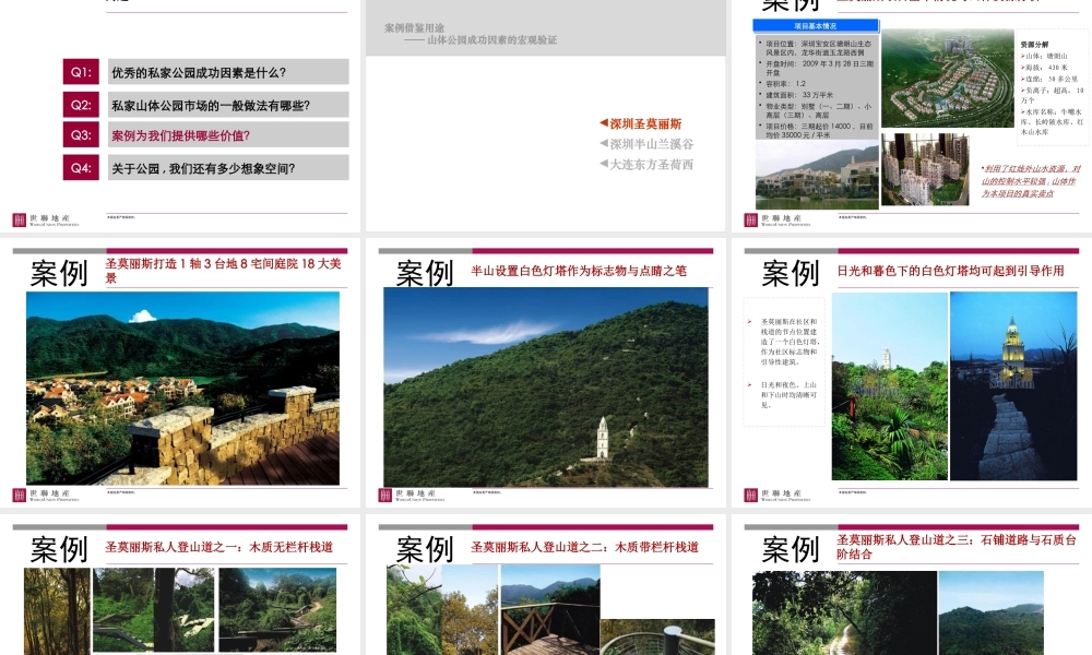 世联_私家山体公园产品专题研究_54PPT