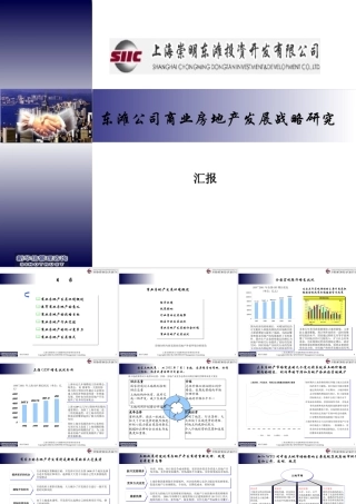 ××公司商业房地产发展战略研究（PPT 136页）