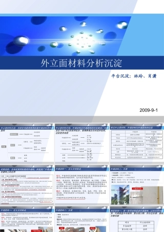 世联_研究发展中心平台_深圳_外立面材料分析沉淀_23PPT