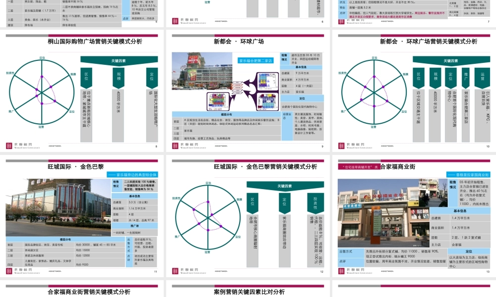 世联_研究模型_商业项目营销关键模式研究（以合肥为例）16PPT