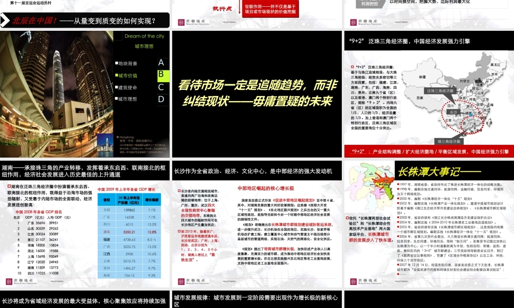 世联_长沙北辰新河三角洲D1地块营销策划投标汇报版_116PPT