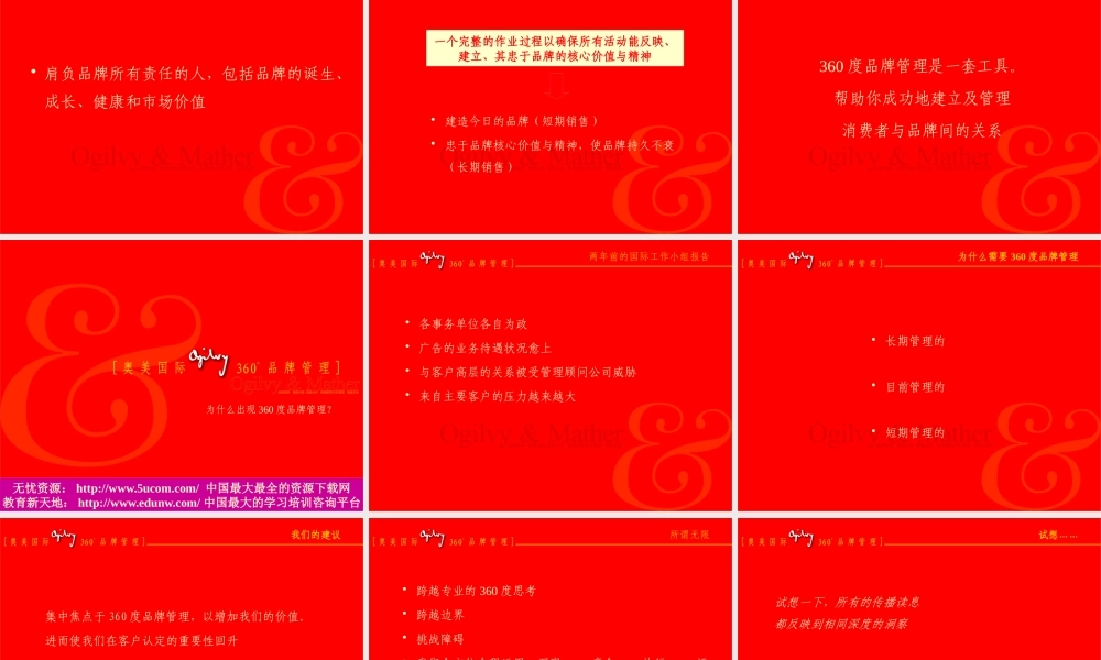 ××国际360度品牌管理(推荐ppt305)
