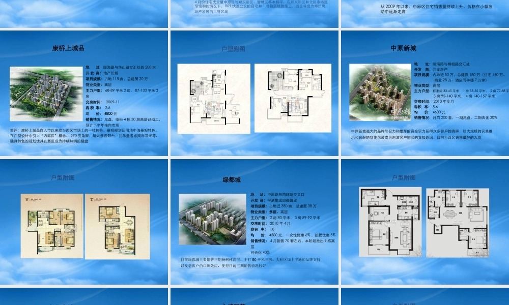 世联_郑州亿晨_中原名邸项目全程营销思路提案