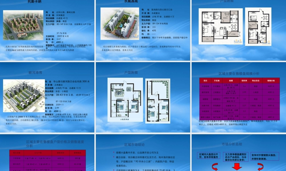 世联_郑州亿晨_中原名邸项目全程营销思路提案
