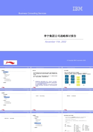 ××集团公司战略探讨报告(1)