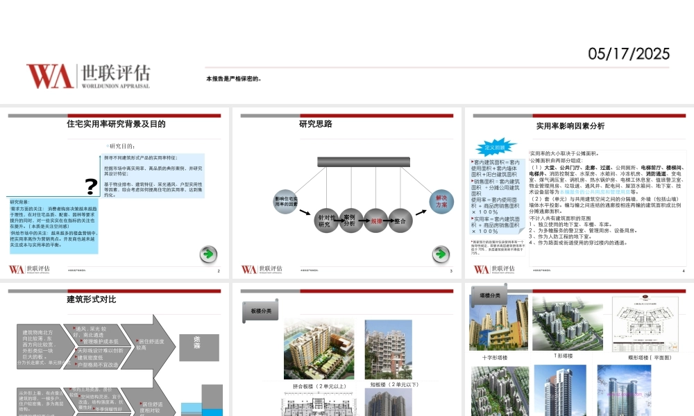 世联_住宅产品实用率专题研究_42页