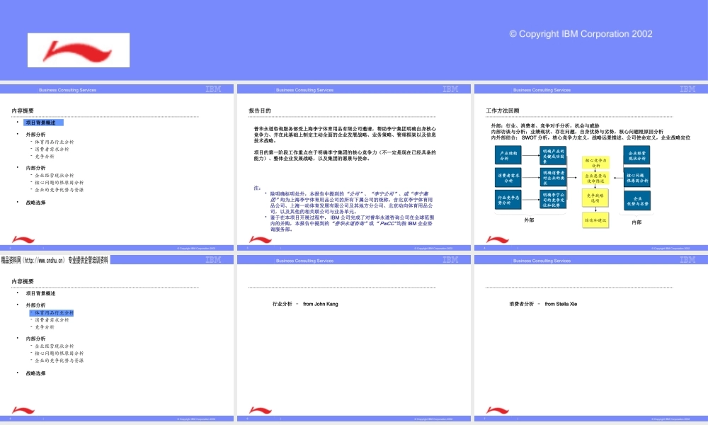 ××集团公司战略探讨报告（PPT33页）