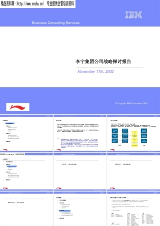 ××集团公司战略探讨报告（PPT33页）
