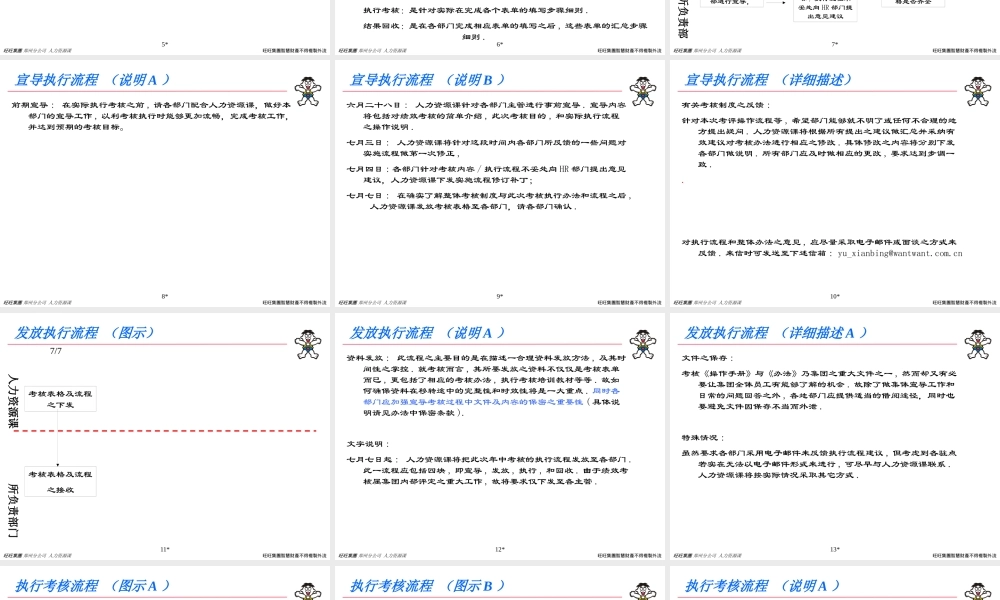 ××集团年中执行考核流程(2)