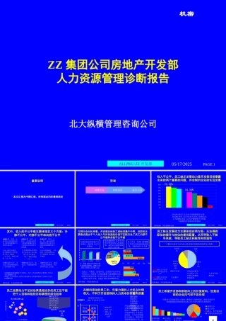 ××集团人力资源管理诊断报告（PPT 98页）