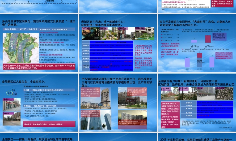 世联XXXX年1月贵阳市金阳汇城项目营销战略与策略报告