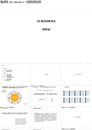 ××集团战略规划--精要版（PPT135页）