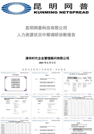 ××科技人力资源调查与诊断-修订版(1)