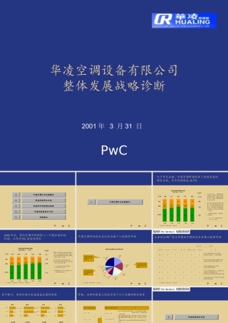 ××空调设备有限公司整体发展战略诊断.ppt50页