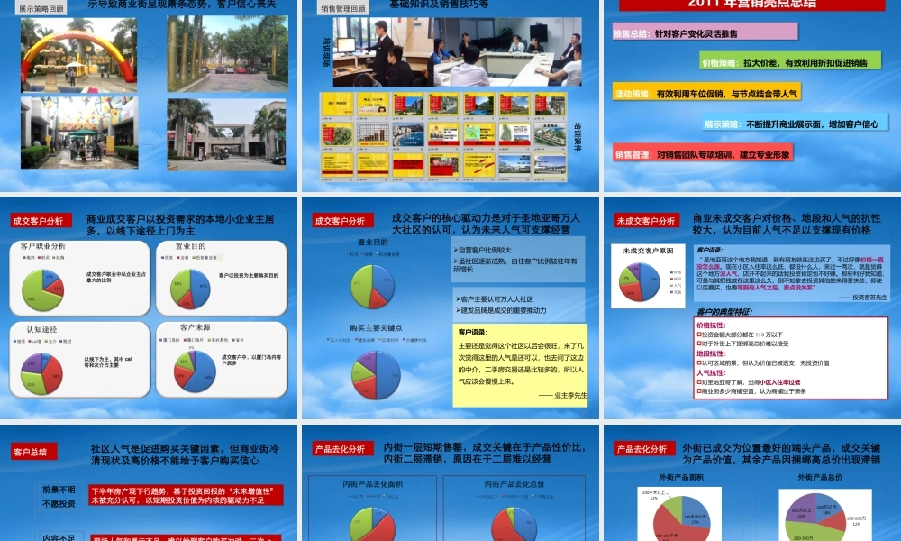 世联X年厦门圣地亚哥XX年度营销总结及X年度营