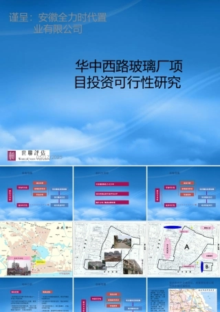 世联-安庆华中西路玻璃厂项目投资可行性研究-80页