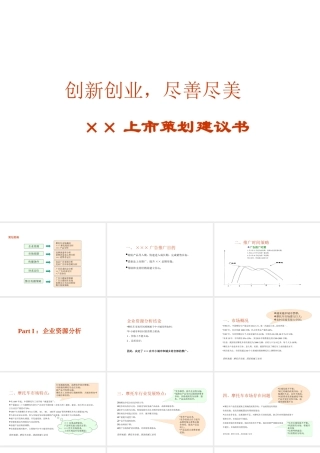 ××摩托产品上市策划建议书1