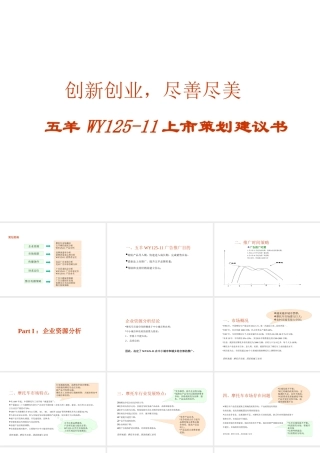 ××摩托上市策划案(1)
