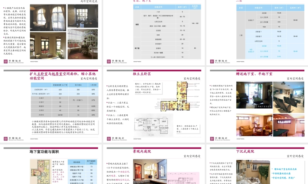 世联--北京独栋别墅产品线和产品研究@别墅