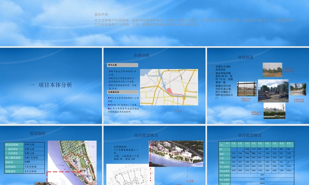 世联北京怀柔山水天地商业项目定位报告