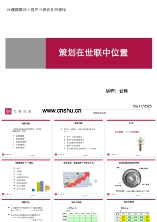 世联-策划在世联中位置--myproject2008