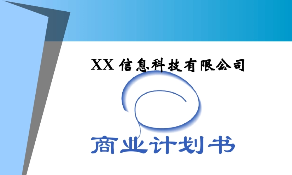 ××信息科技有限公司商业计划书_2