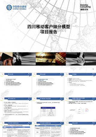 ××移动客户细分项目报告（PPT 84页）