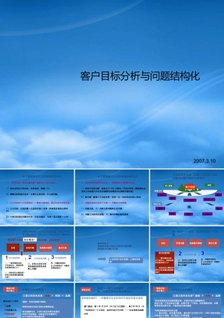 世联地产-客户目标的分析与问题的结构化