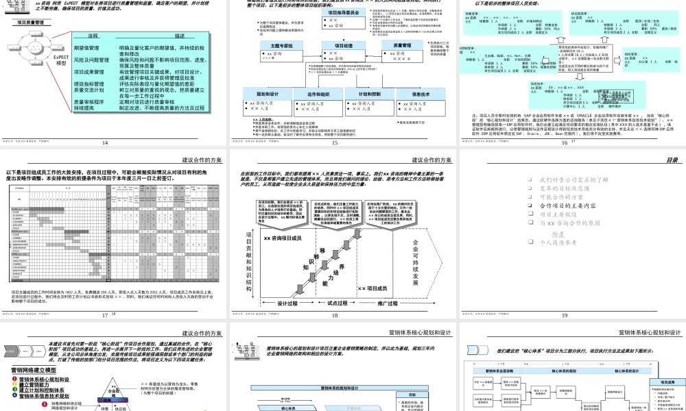 ××营销项目建议书