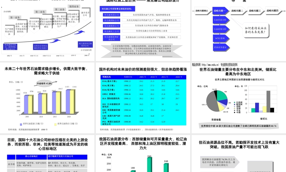 ××油田公司战略发展咨询报告（PPT239页）