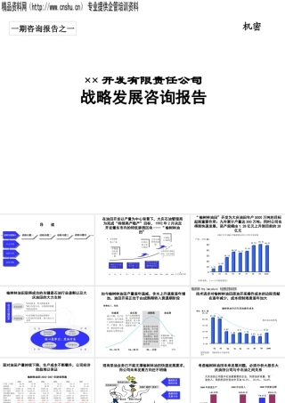 ××油田公司战略发展咨询报告（PPT239页）