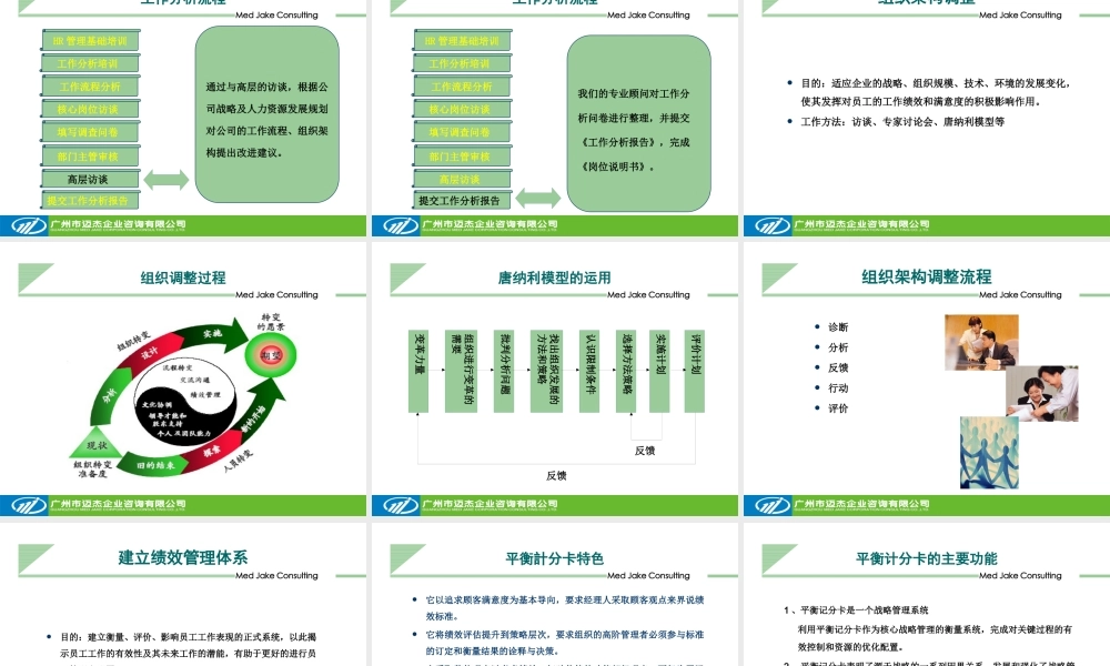 ××有限公司绩效管理咨询项目建议书
