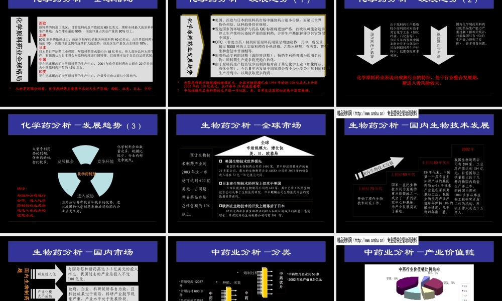 ××制药股份有限公司发展战略报告（PPT71页）