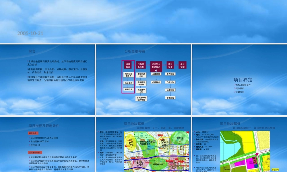 世联-福田香蜜湖写字楼项目定位报告-101PPT