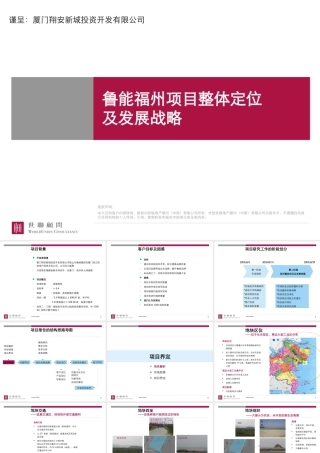 世联-福州厦门翔安鲁能长乐项目整体定位及发展战略报告-135PPT
