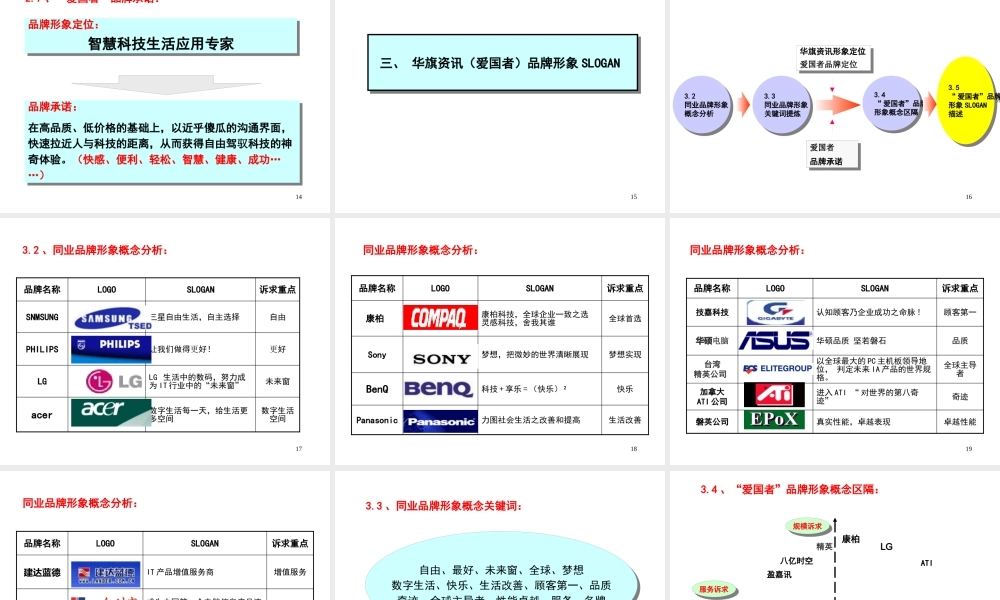 ××资讯（爱国者）品牌形象塑造规划方案