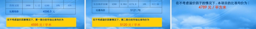 世联--海口美源日月城地产项目价格报告