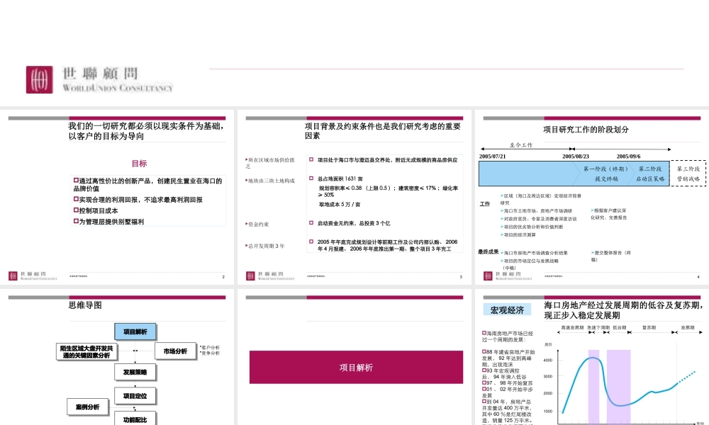 世联-海口盈滨海湾庄园项目整体定位与发展战略方案-157PPT