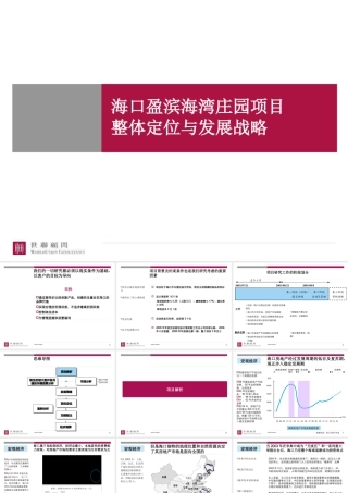 世联-海口盈滨海湾庄园项目整体定位与发展战略方案-157PPT