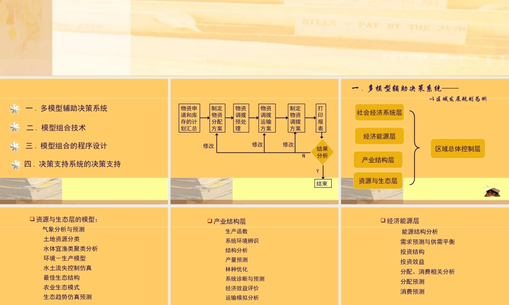 §5组合模型的决策支持系统