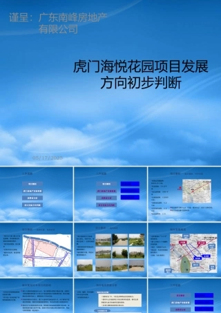 世联-虎门海悦花园项目发展建议