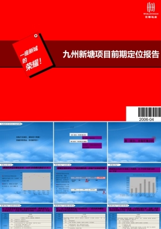 世联-九州新塘项目前期定位报告