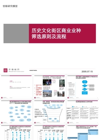 世联-历史文化街区商业业种筛选原则及流程