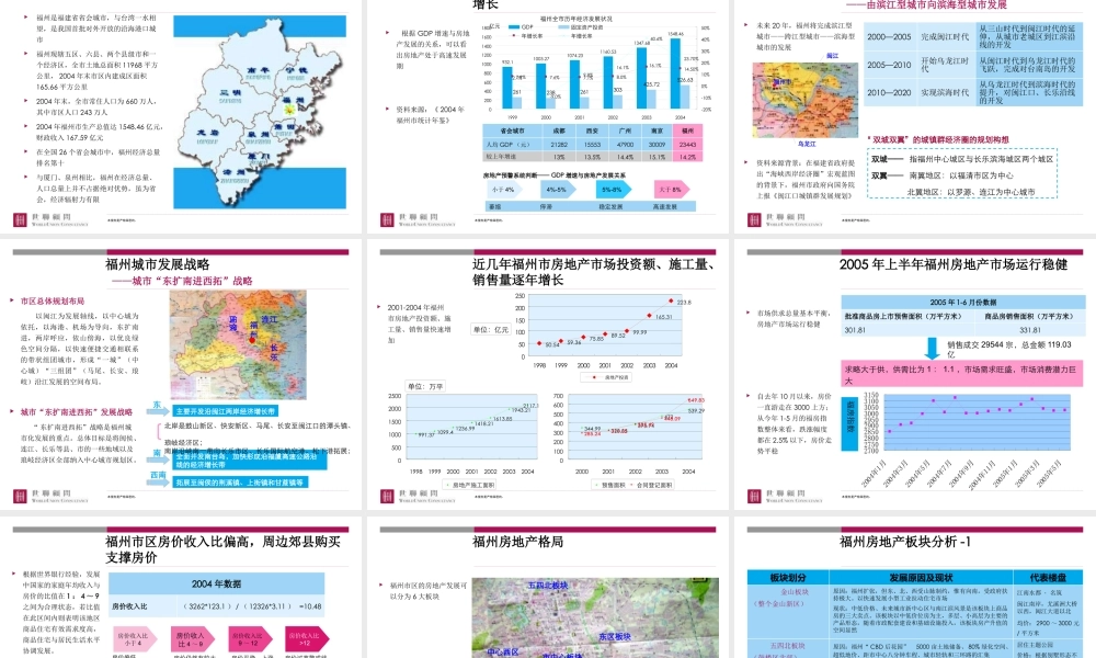 世联-鲁能福州别墅项目整体定位及发展战略-