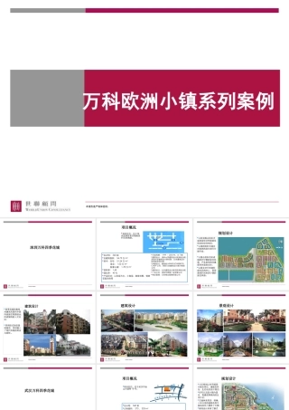 世联某地产欧洲小镇系列产品及案例_35PPT