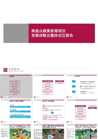 世联-南昌众森黄家湖项目发展战略及整体定位报告-219PPT