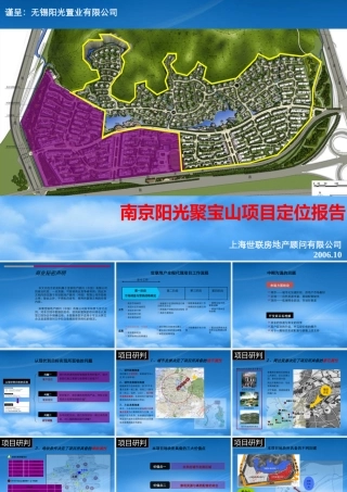 世联-南京阳光聚宝山别墅项目定位报告竞标77PPT-12M