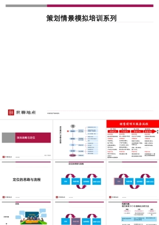 世联培训资料讲义-项目战略与定位及物业发展建议培训