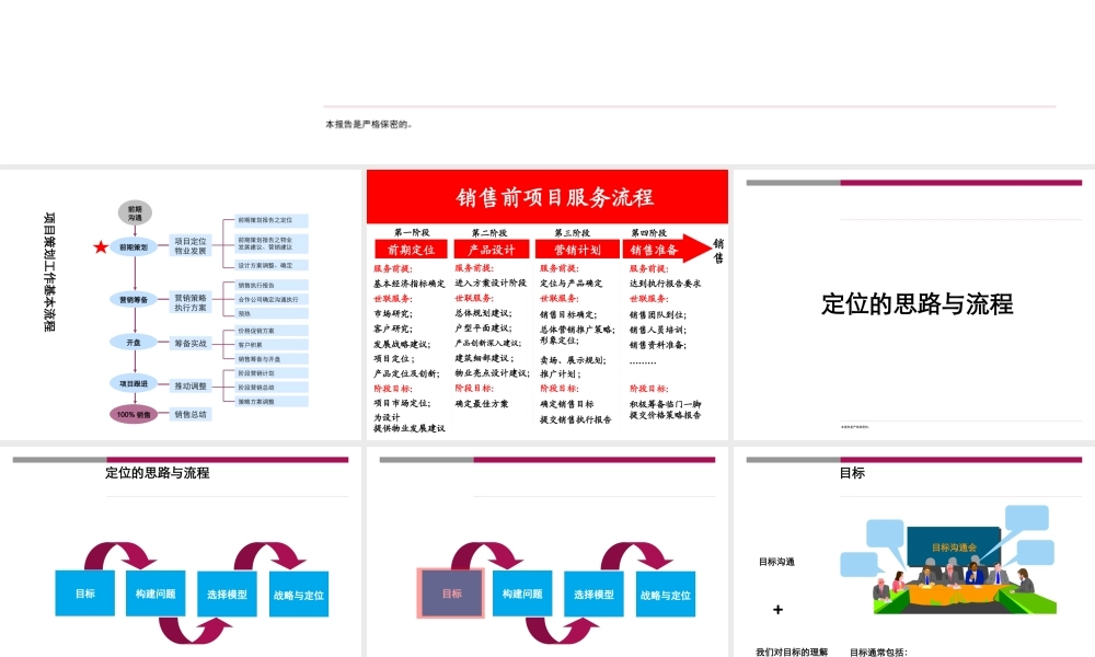 世联前期策划