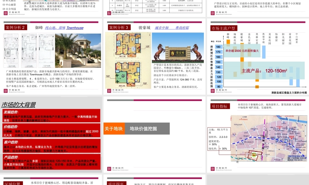 世联-清新县中恒项目前期策划案-62PPT